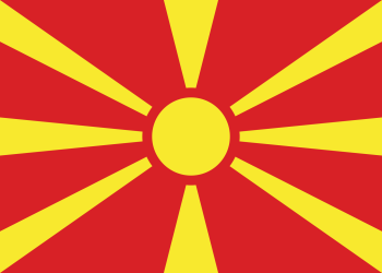 North Macedonia flag